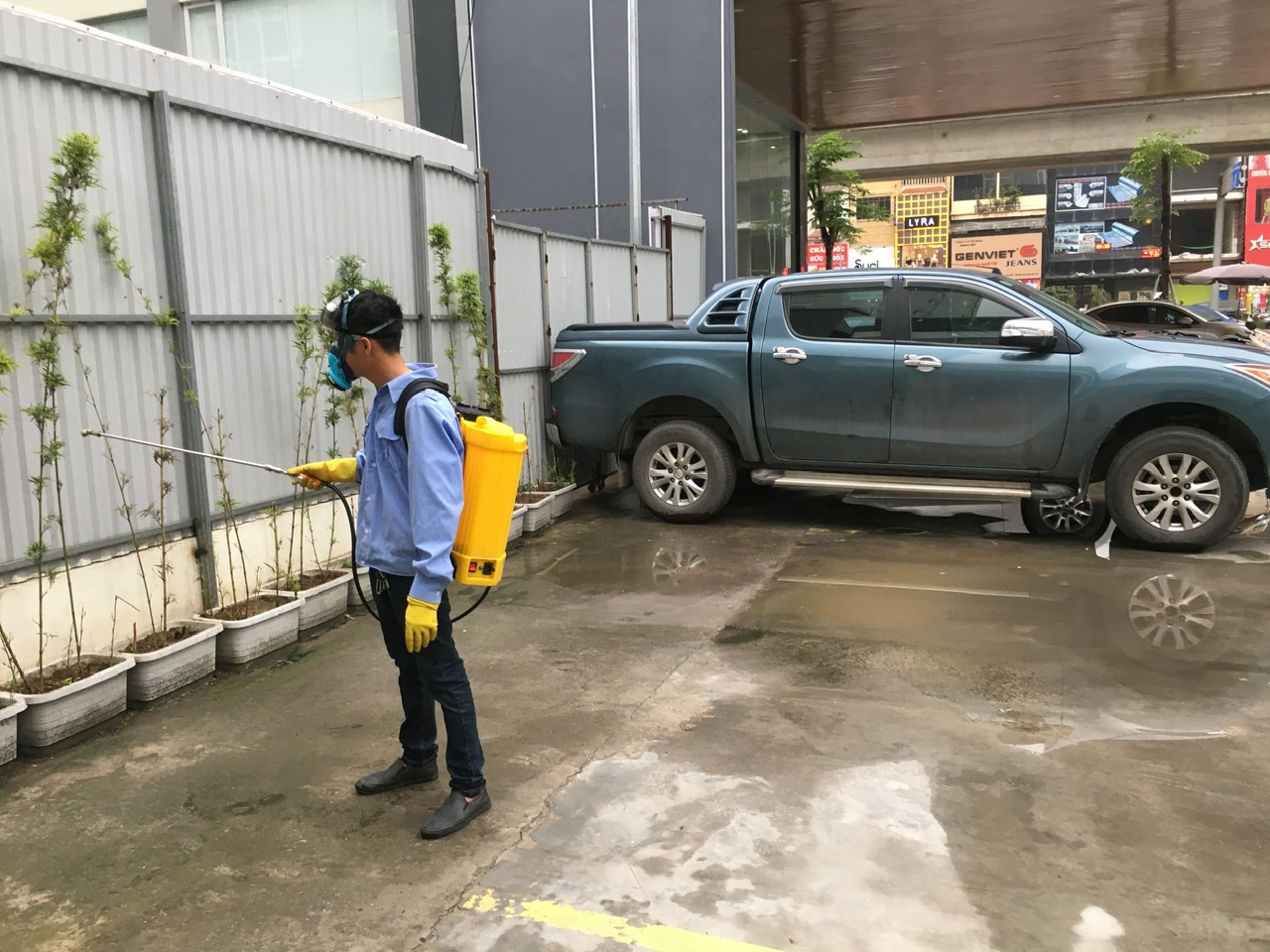 phun muỗi công ty oto