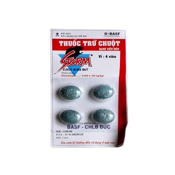 Thuốc diệt chuột Storm Hộp 5 gói, 1 gói 20 viên (BASF - CHLB Đức)